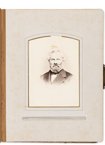 (FAMILY PAPERS.) Photograph albums and papers from the family of W.G. Fargo, founding partner of Wells Fargo.
